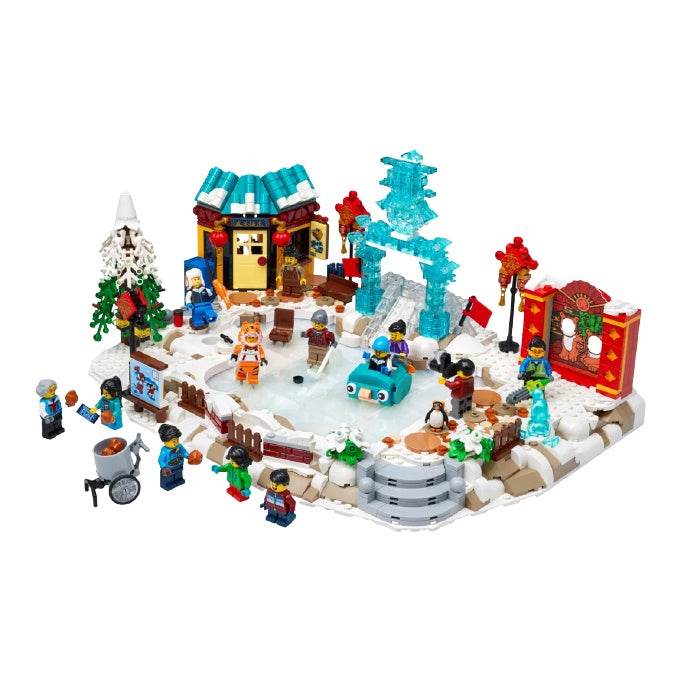 Конструктор LEGO Новогодняя коллекция: Ледяные здания (80109) - Boxette Shop